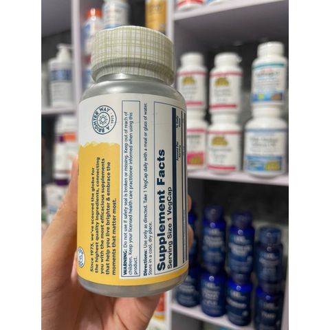 [MỸ] Viên Potassium Citrate 99 mg vegan 60 viên Solaray  hỗ trợ cân bằng điện giải khỏe mạnh, chức năng thần kinh cơ bắp