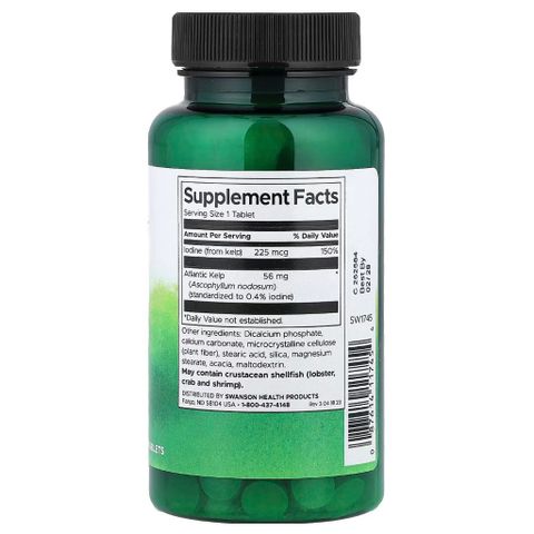 [MỸ] Kelp Swanson 56 mg