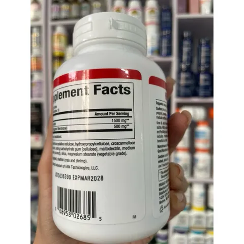 [MỸ] NEM Natural Eggshell Membrane 500mg Calcium 32mg Natural Factors 30 viên