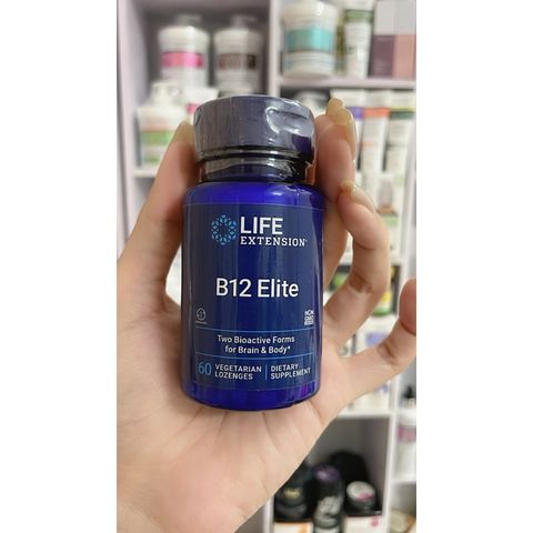 [MỸ] Viên vitamin B12 Elite 1000mcg 60 viên Life extension