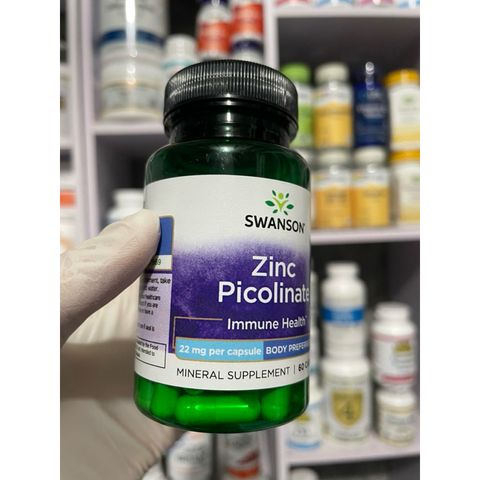 [MỸ] viên Zinc Picolinate 22mg 60 viên Swanson