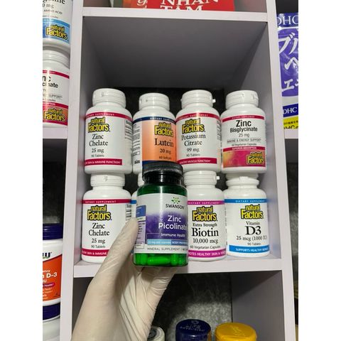 [MỸ] viên Zinc Picolinate 22mg 60 viên Swanson