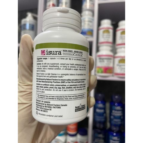 [MỸ] Viên Uống Tăng Cường Chức Năng Gan Túi Mật Natural Factors Liv-Gall Cleans 90 Viên