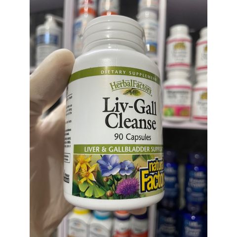 [MỸ] Viên Uống Tăng Cường Chức Năng Gan Túi Mật Natural Factors Liv-Gall Cleans 90 Viên