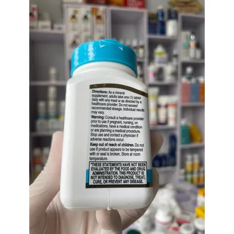 [MỸ] Viên Potassium Gluconate 595 mg 110 viên 21st century giúp bổ sung khoáng chất cho cơ thể (99mg kali )