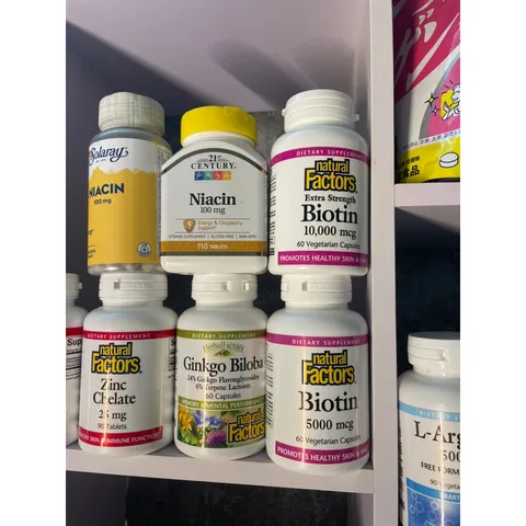 [MỸ] viên Biotin Extra Strength 10,000mcg 60 viên khoẻ da tóc móng Natural factors