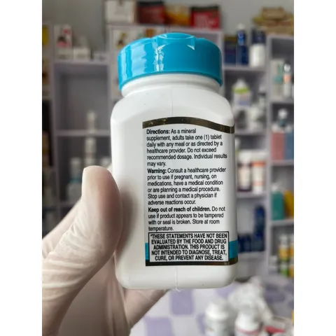 [MỸ] Viên Potassium Gluconate 595 mg 110 viên 21st century giúp bổ sung khoáng chất cho cơ thể (99mg kali )