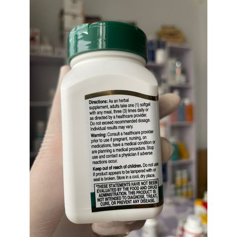 [MỸ] viên dầu hoa anh thảo 500 mg ( evening Primrose oil ) 21st century 60 viên cải thiện nội tiết tố