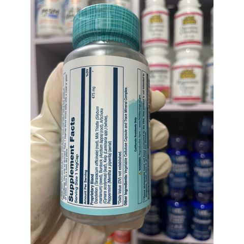 [MỸ] Viên uống hỗ trợ chức năng gan-thận Solaray Liver Blend SP-13 100 viên