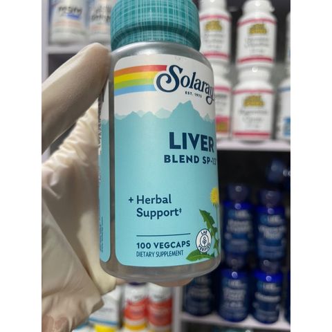 [MỸ] Viên uống hỗ trợ chức năng gan-thận Solaray Liver Blend SP-13 100 viên