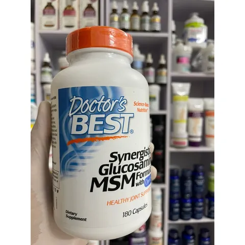 [MỸ] Viên Synergistic Glucosamine MSM Formula with OptiMSM Doctor's Best tóc, làn da và móng tay khớp sụn xương