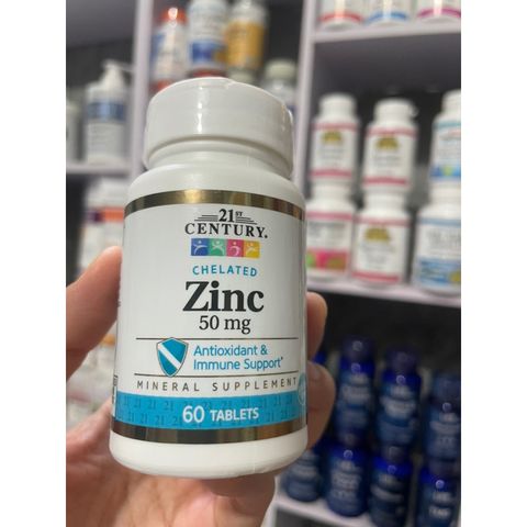 [Mỹ]  viên uống zinc Citrate 50mg century 21ST 60 viên