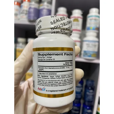 [Mỹ ] Viên Astaxanthin Astalif 12mg California Gold Nutrition 30 viên chống oxy hoá & tăng cường vẻ trẻ trung cho cơ thể
