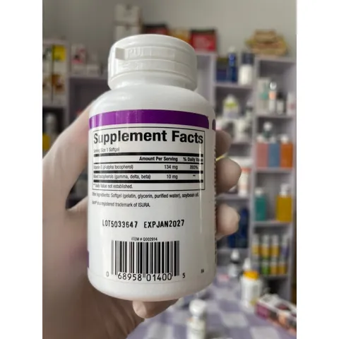 [MỸ] Viên vitamin E 134mg Mixed( 200 IU ) 90 viên natural factors