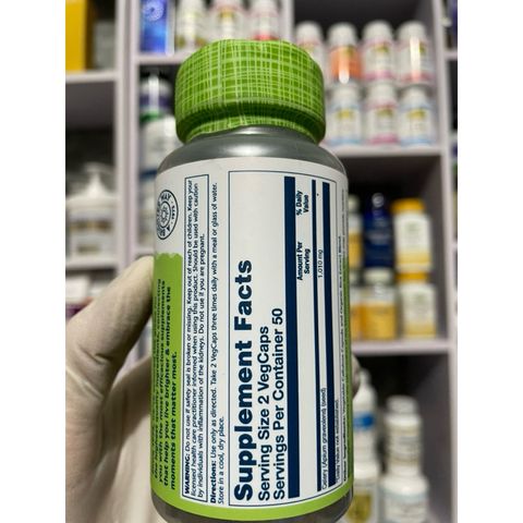 [MỸ] Viên Celery seed (Apium graveolens) hạt cây cần tây Solaray 100 viên 1010mg
