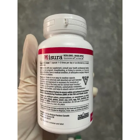 [MỸ] viên Magnesium Citrate 150mg , 90 viên Natural factors