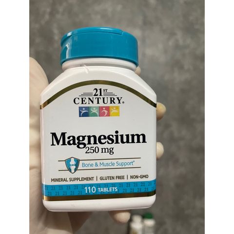 [MỸ] viên Magnesium 250mg , 110 viên 21st century