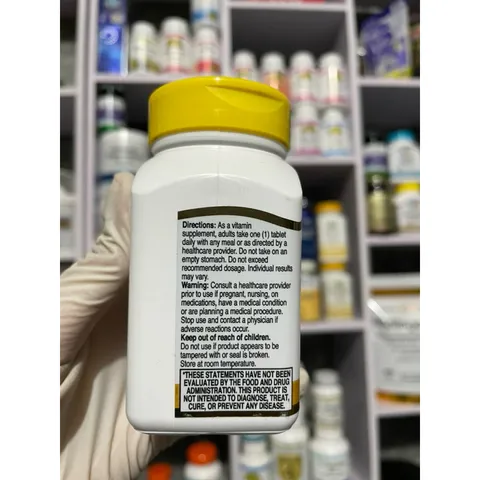 [MỸ] viên Niacinamide 500mg 21st Century 110 viên giúp bổ sung vitamin