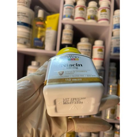[MỸ] viên niacin 100mg 110 viên 21st Century