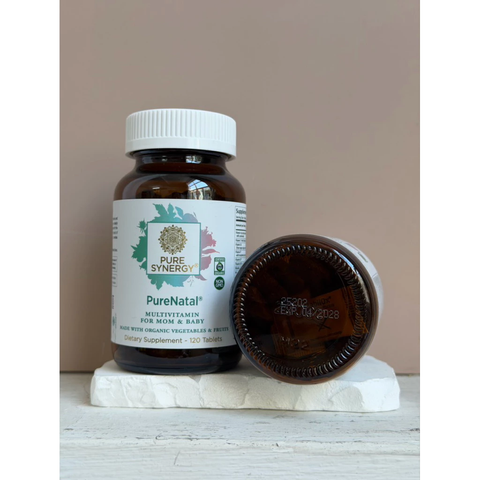 Pure Synergy PureNatal Multivitamin cho Mẹ và Bé với Rau Củ và Trái Cây Hữu Cơ - 120 Tables