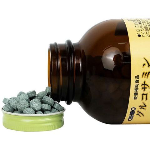 [Hàng Nhập khẩu] Viên uống Orihiro Glucosamine and Spirulna 900 viên - Nhật Bản-Viên uống tăng tiết dịch khớp giảm thoái hóa khớp