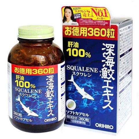 Viên uống dầu cá Orihiro Shark 360 viên - Bổ sung Omega-3 cho tim mạch, mắt, xương khớp, hỗ trợ sức khỏe từ Nhật Bản 773166