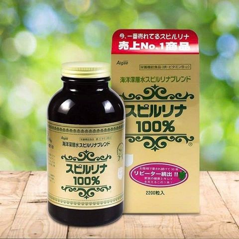 Tảo xoắn Spirulina Nhật Bản 2200 viên - Thực phẩm chức năng dinh dưỡng cao cho sức khỏe, hỗ trợ làm đẹp và tăng cường sức đề kháng 773167