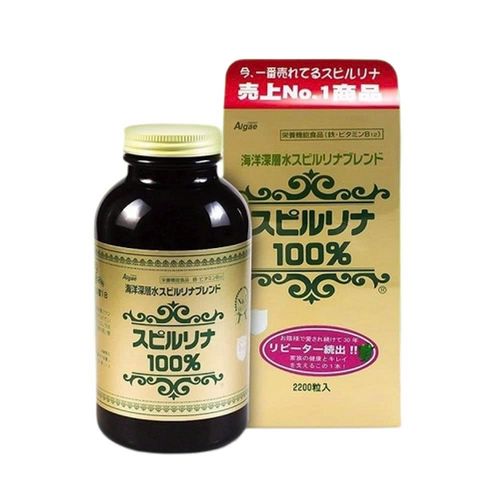Tảo xoắn Spirulina Nhật Bản 2200 viên - Thực phẩm chức năng dinh dưỡng cao cho sức khỏe, hỗ trợ làm đẹp và tăng cường sức đề kháng 773167