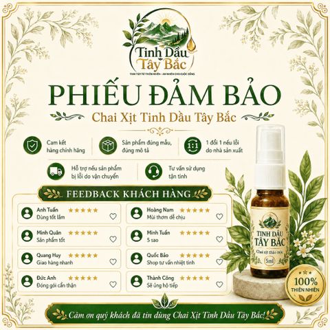 Tinh Dầu Tây Bắc Cô Đặc Từ Thiên Nhiên Siêu Sale Bán Chạy TOP 1