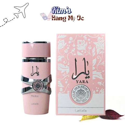 [Chính ngạch] Nước Hoa Nữ Lattafa Yara EDP Hồng 100ml 