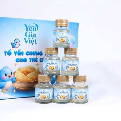 Tổ yến chưng thật cho trẻ em Yến Gia Việt 75ml