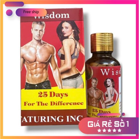 (Nhập khẩu) KHUYẾN MÃI ĐẶC BIỆT - Viên uống tăng cân Wisdom Weight xuất xứ Indonesia giúp ăn ngon miệng, ngủ ngon - Mã 1547 (1 hộp Wisdom) chính hãng