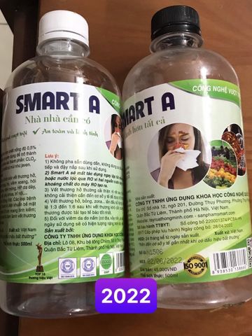 ✅ THÙNG 08 CHAI SMART A 500ML – DUNG DỊCH SÁT KHUẨN MẪU MỚI 2026 – SHOP TRỌNG ĐỨC SMART
