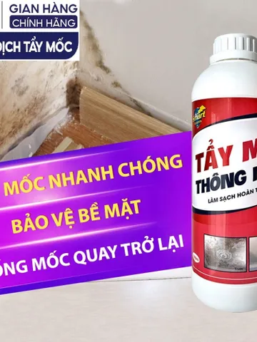 SMART TM - Dung dịch tẩy mốc Smart an toànl àm sạch mốc tường, doăng cao su, chăn gối, quần áo trắng