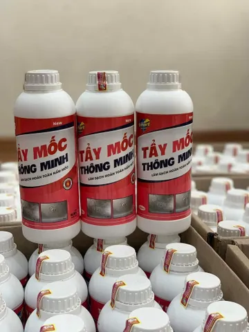 SMART TM - Dung dịch tẩy mốc Smart an toànl àm sạch mốc tường, doăng cao su, chăn gối, quần áo trắng