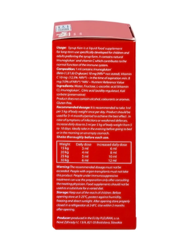 Siro hỗ trợ tăng cường sức đề kháng ở trẻ Syrup Kan (120ml)