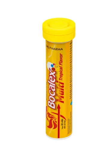 Viên sủi giúp nâng cao sức đề kháng Bocalex Multi Tropical Flavor DHG Pharma (20 viên)