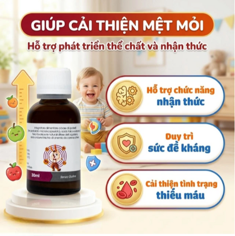 Siro hỗ trợ tạo máu Smartbibi Fesom (30ml)