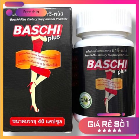 (Nhập khẩu) KHUYẾN MÃI ĐẶC BIỆT --- Viên uống giảm cân Bachi Plus đen - Hộp 40 viên - Xuất xứ Thái Lan - Mã 1554 (Detox giảm cân) chính hãng