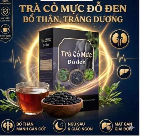 Trà cỏ mực đỗ đen hàng chính hãng