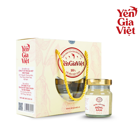 Nước yến sào Hồng sâm Yến Gia Việt 70ml