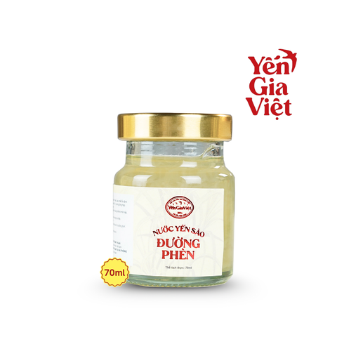 Nước yến sào đường phèn Yến Gia Việt 70ml