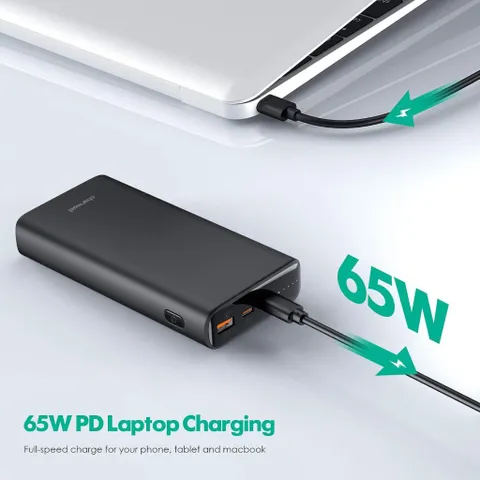 Pin Dự Phòng Charmast 23800mAh 65W PD – Sạc Nhanh Laptop & MacBook