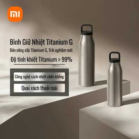 Bình Giữ Nhiệt Xiaomi Mijia Pure Titanium CUP G 450ml – Titan Nguyên Chất 773632