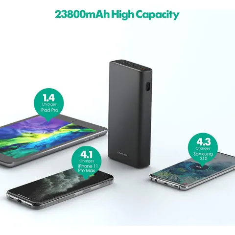 Pin Dự Phòng Charmast 23800mAh 65W PD – Sạc Nhanh Laptop & MacBook