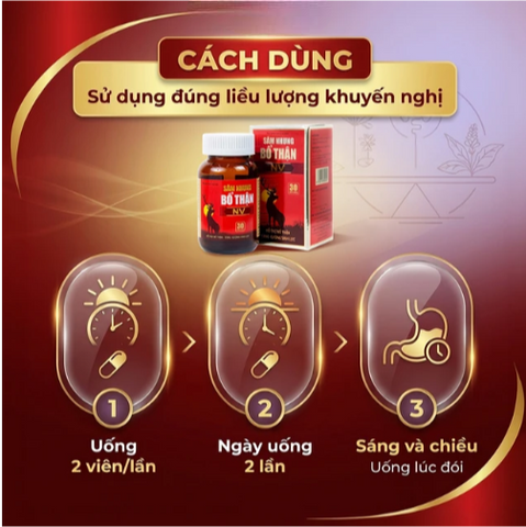 Viên uống hỗ trợ bổ thận, tăng cường sức khoẻ Sâm Nhung Bổ Thận NV (30 viên)