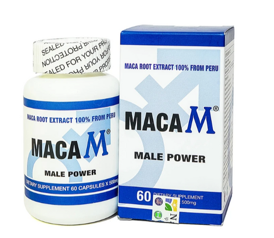 Viên uống giúp bổ thận, tăng cường sức khoẻ nam Maca M Male Power (60 viên)