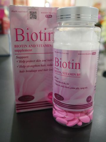 VIÊN UỐNG BIOTIN HỖ TRỢ ĐẸP DA TÓC MÓNG