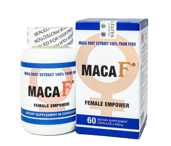 Viên uống hỗ trợ tăng sức khoẻ nữ, tăng cường nội tiết tố nữ Maca F Female Empower (60 viên)