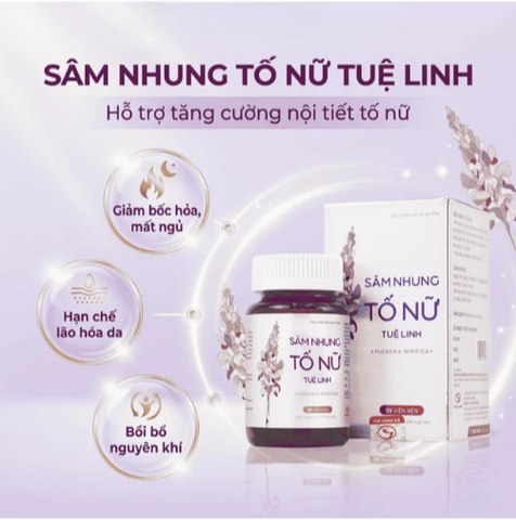 Viên hỗ trợ tăng cường nội tiết tố nữ Sâm Nhung Tố Nữ Tuệ Linh (30 viên)